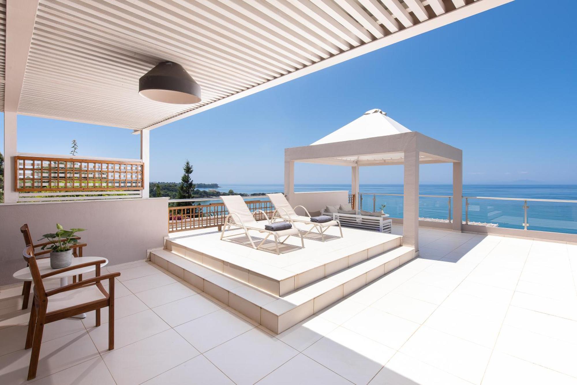 Mare Dei Suites Hotel Ionian Resort Skafidia Exteriör bild